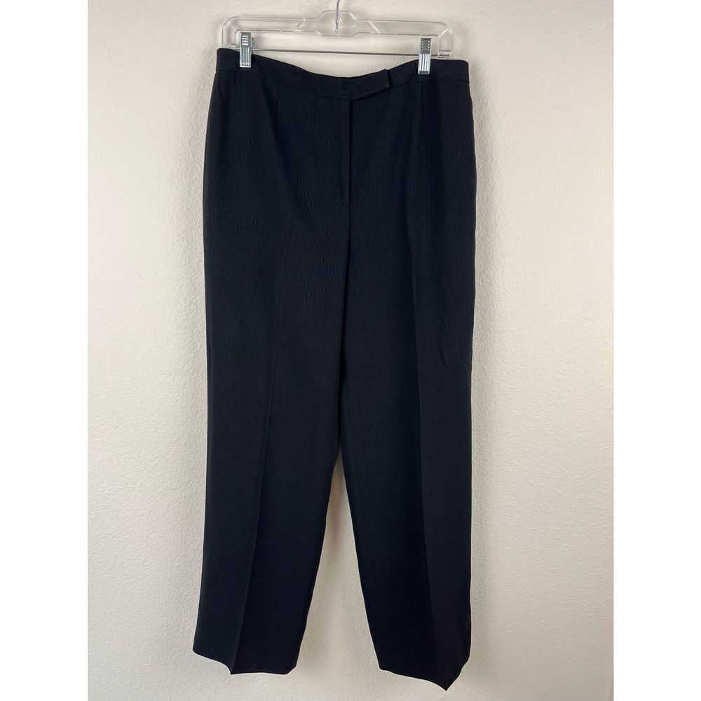 Ann Taylor Loft Black Poka Dot Dress Pants